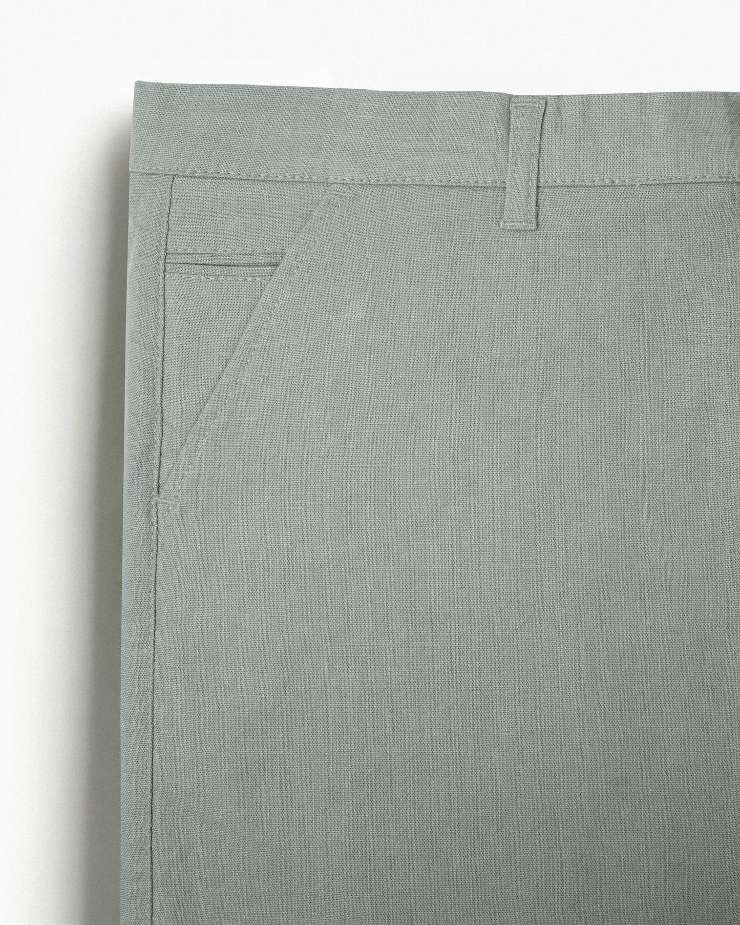 Cotton Casual Pants Pista Linen