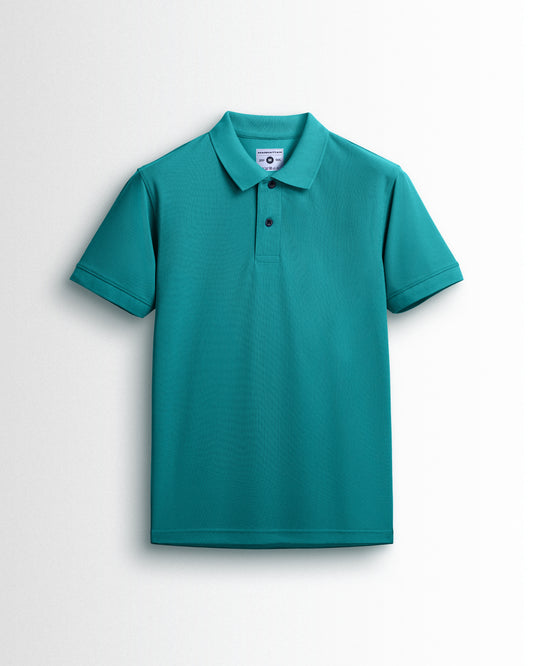 Sports Dry Fit Harbour Blue Polo T Shirts (Micro Polyester)