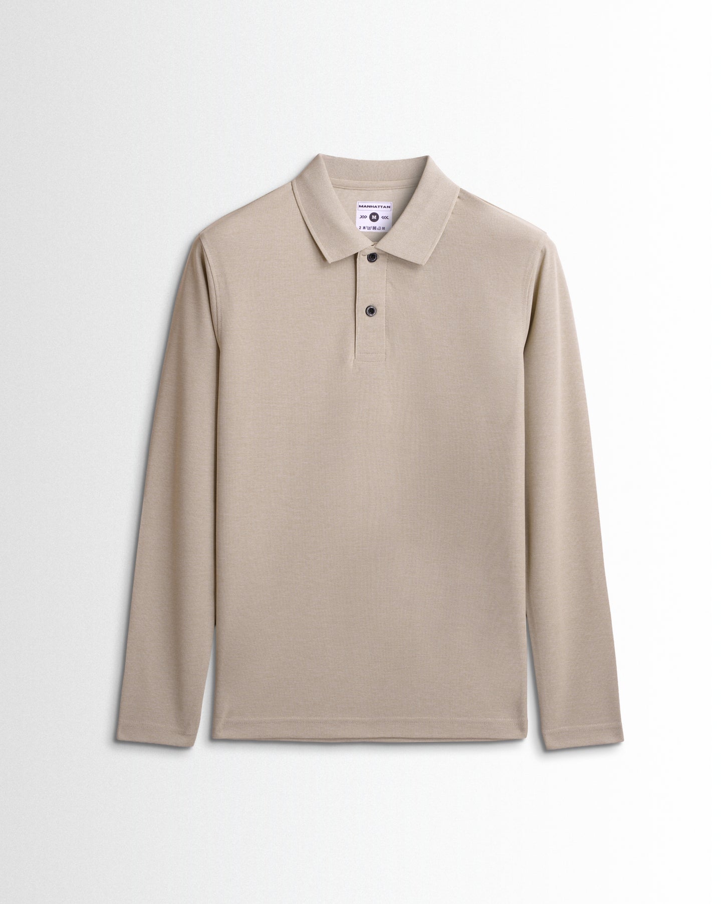 Active Wear Polo Full Sleeve Unisex Beach Melange