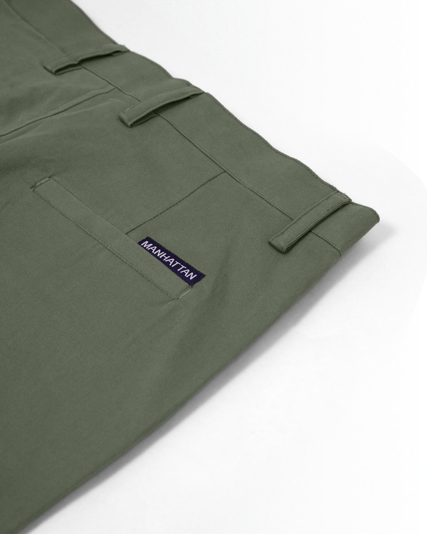 Cotton Casual Pants Light Green