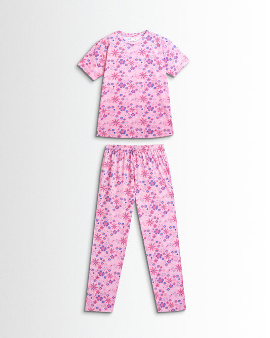 Women's Co ord set Light Pink