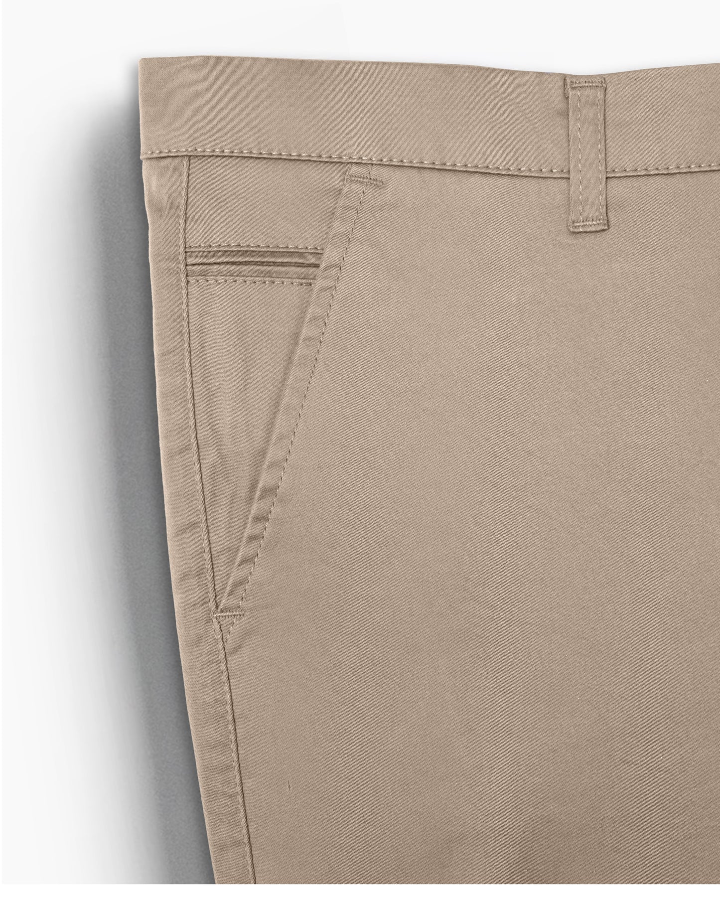 Cotton Casual Pants Khaki - S