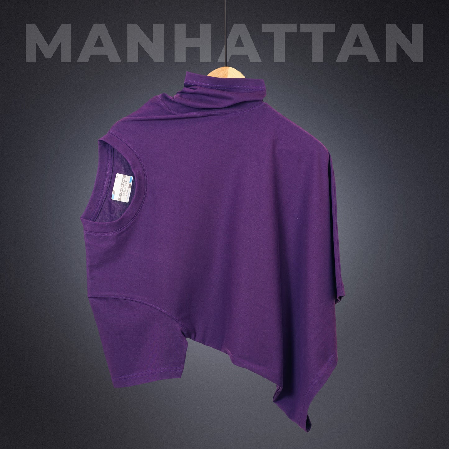 Basic Regular Fit T Shirts Unisex Purple
