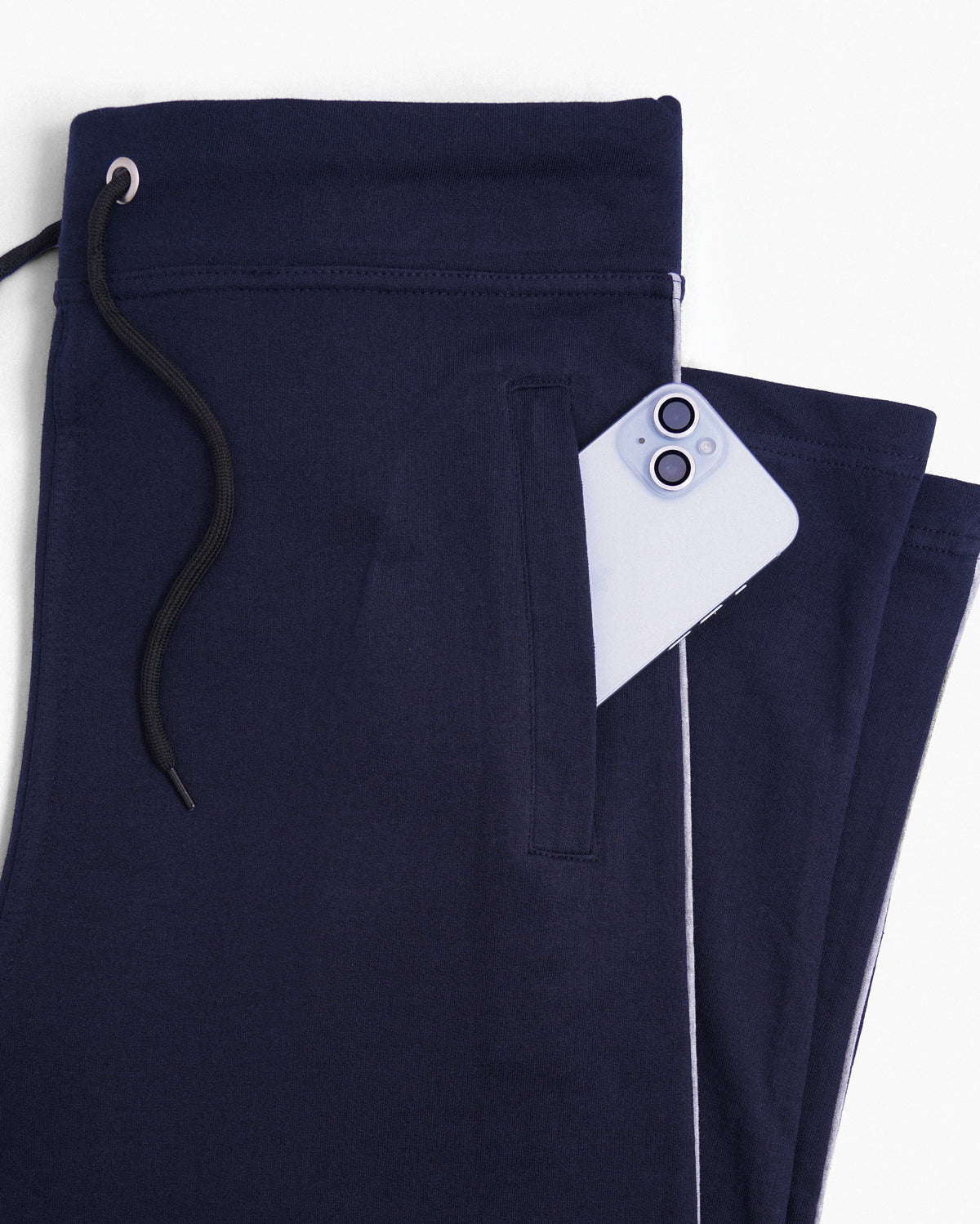 Premium Cotton Navy Blue Track Pant Regular Fit